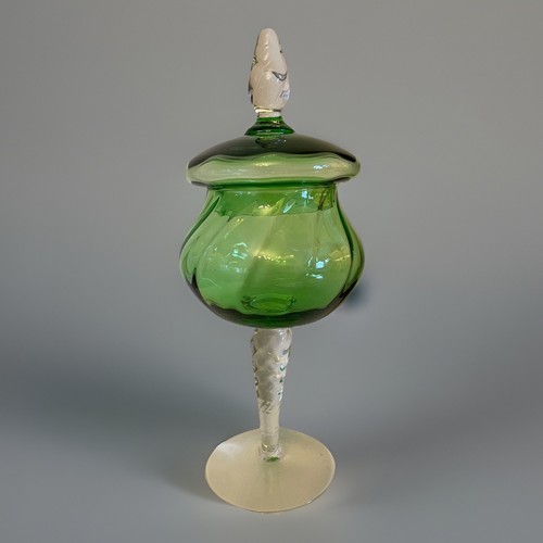 Vtg empoli green glass - vtg,