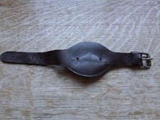 WARRANT OFFICERS LEATHER WRIST BAND NAMED AND WITH SERVICE NUMBER UNDER FLAP