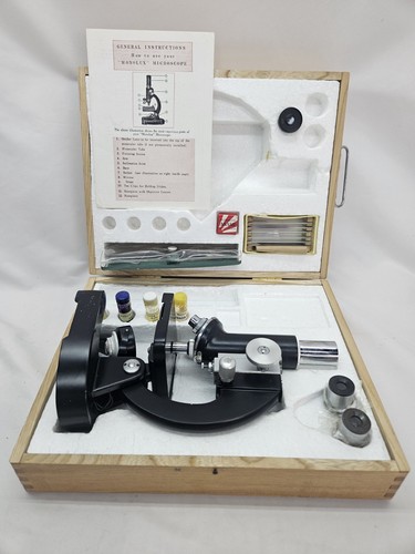 Vintage monolux microscope kit - monolux,