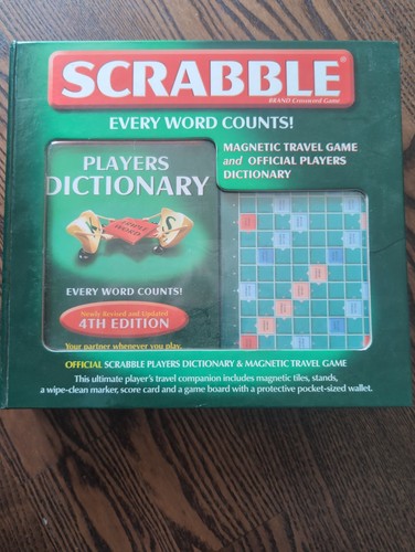Travel scrabble magnetic board - travel,