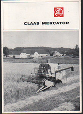 CLAAS MERCATOR Combine Harvester Brochure Leaflet