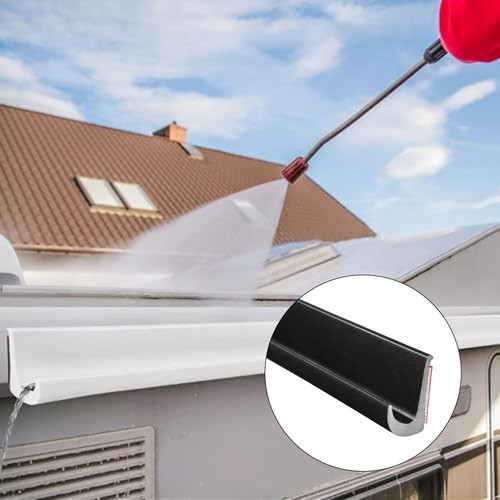 Black roof drain - black, j