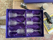 6 Edinburgh Crystal Wine