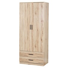 Tall wooden door wardrobe - 2,