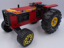 VINTAGE 10" RED TONKA TRACTOR XMB-975 METAL/PLASTIC PLEASE READ
