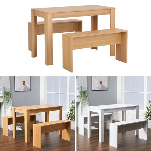 3pcs dining table chairs - dining, set