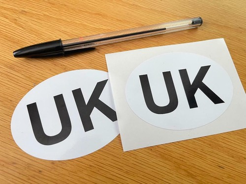 Motorcycle stickers - motorcycle, (pair)