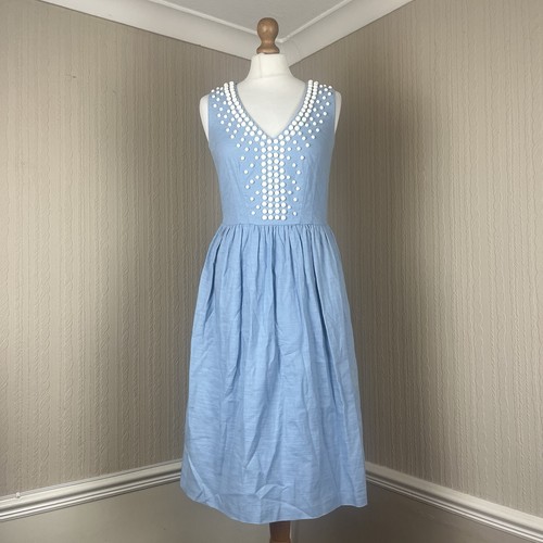 Boden beaded fit flare - fit, 50s