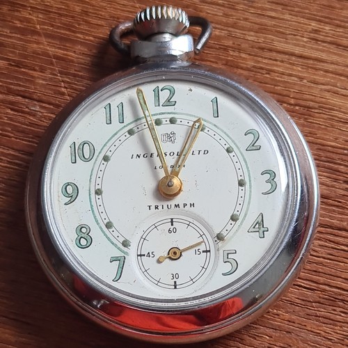 Vintage metal ingersoll - ingersoll, pocket
