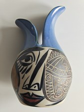 Pablo Picasso Style Ceramic Vase -  Otero Regal Spanish Pottery (Signed)