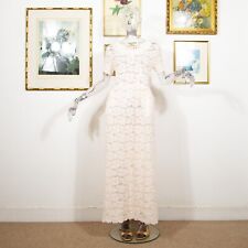 Vintage 1980s Blush Pink Lace