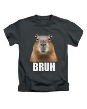Bruh Capybara Adults T-Shirt Funny Fun Capybara Top Tee New