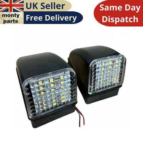 White led cabin lamps 24v - white,
