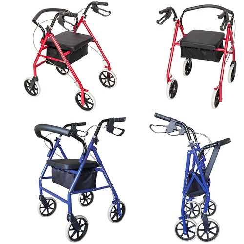 Folding wheels rollator - folding,