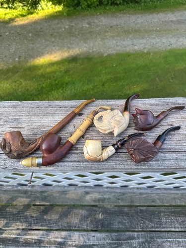 Vintage antique smoking - 6,