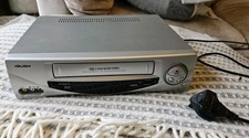 Bush VCR936NSIL VHS Player video Cassette Recorder – Silver – same day dispatch 