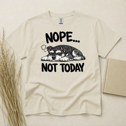 Miniature schnauzer nope not - miniature,