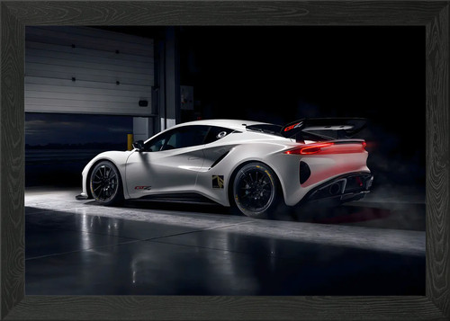 Lotus emira gt4 framed wall - framed,