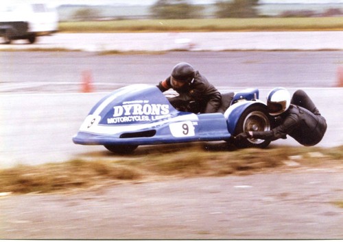 1970s 80s sidecar racing wheel - sidecar,