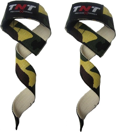 Camo weight lifting straps pro - camo,