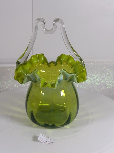 Victorian vaseline glass - victorian,