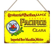 Pacifico Beer Metal Wall Sign