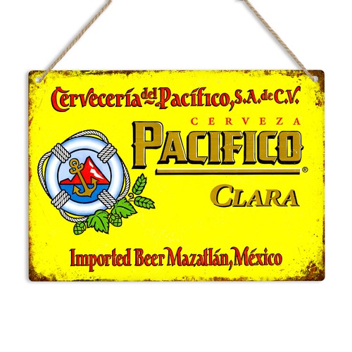 Pacifico beer metal - metal, sign