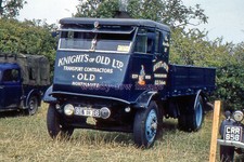 gw0790 - Lorry - Knight's of Old Ltd. Steam Lorry on show c1959 - print 6x4