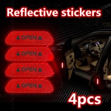 4x Red Reflective Tape Open