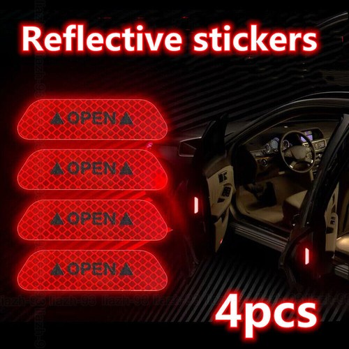 Red reflective tape open - 4x,