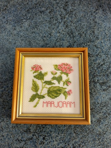 Completed cross stitch - completed,