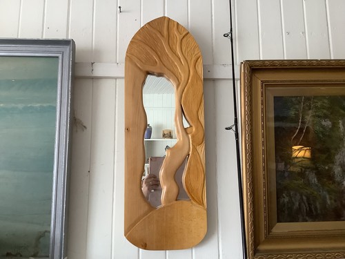 Vintage wooden sea - vintage, wall