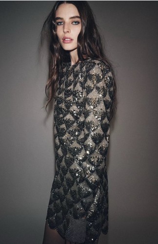 Zara sequin mini dress - zara,