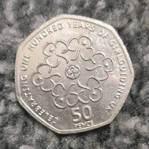 2010 50p girlguiding - 2010, uk