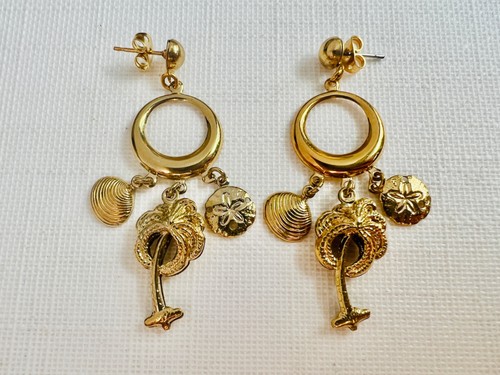 Vtg 1980s dangle - vtg, earrings