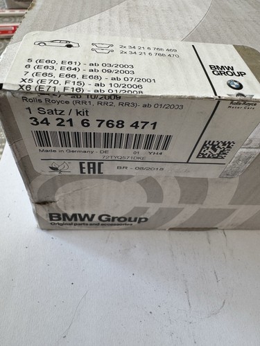 Genuine bmw rear brakepads - rear,