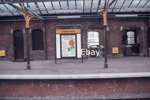 35mm slide cullercoats metro - cullercoats,