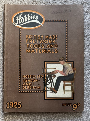 Vintage 1925 hobbies fretwork - hobbies,