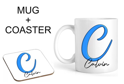 Personalised name and initial - and,