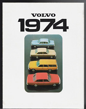 Volvo Range 1973-1974 UK Market Foldout Sales Brochure 144, 145 & 164