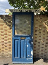 Reclaimed Old Victorian Edwardian Wooden Front Door 2112 x 905mm