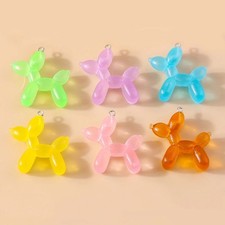Luminous Balloon Dog Resin