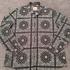 Joe Browns Funky Paisley Print Shirt 2XL XXL Chest 50" Men's Long Sleeves Multi