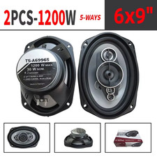 2PCS 6X9 Inch (2X1200W) 2400W