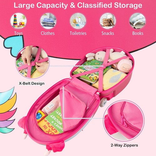 Kids rolling luggage carry - rolling,