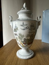 Wedgwood Chinese Legend Rams Head Urn/ginger Jar 24cm In Original Box