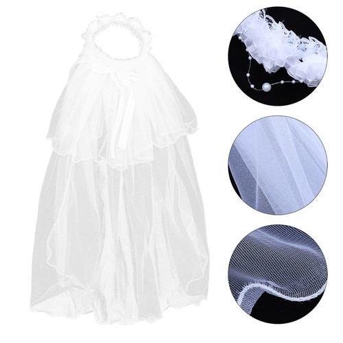Garland veil headdress flower - garland,
