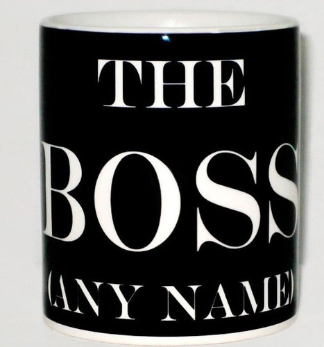 The boss mug personalised any - the,