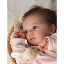 48CM Full Silicone Body Felicia Reborn Baby Doll Awake Newborn Baby Size 3D Skin