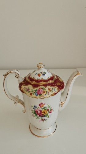 Paragon pompadour red tea - tea, pot